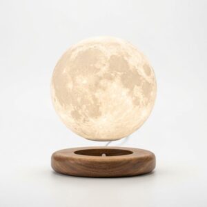 Lámpara Luna Levitante Lumorify — Luna Flotante 3D